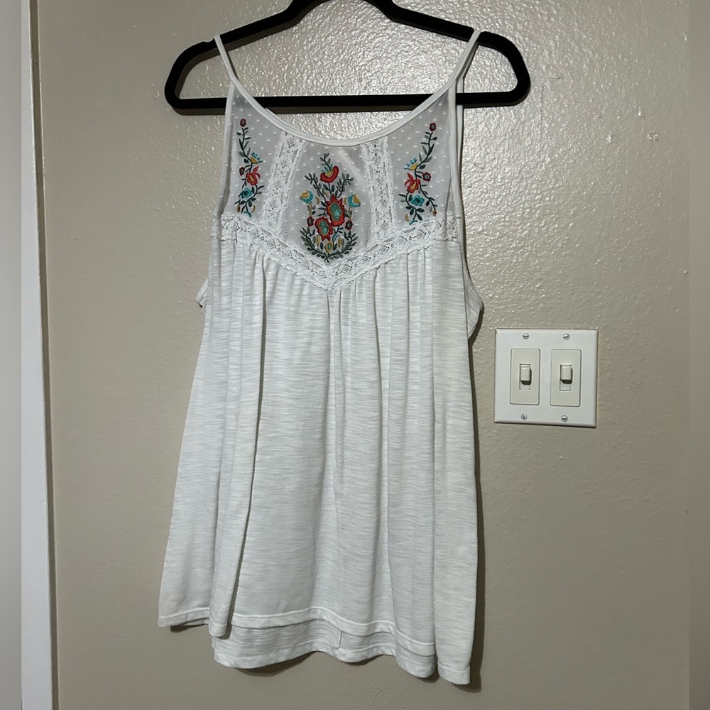 Torrid embroidered swing cami